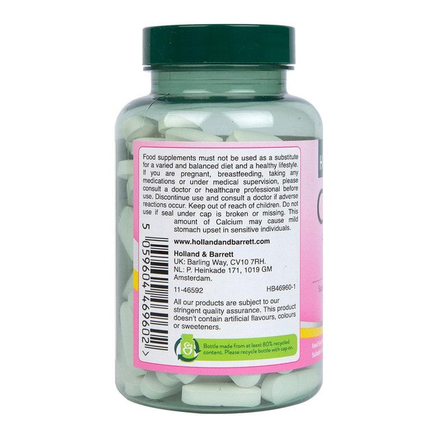 Holland & Barrett Calcium Magnesium Vitamin D supplement tablets 120 tablets, UK version