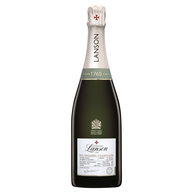 Lanson Organic Green Label Brut Champagne 75cl, UK version
