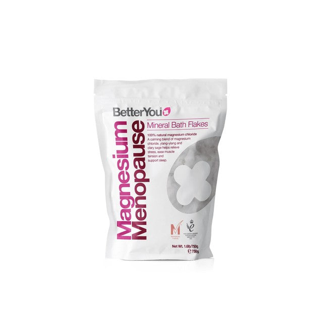 BetterYou Magnesium Menopause Bath Flakes 750g - British product