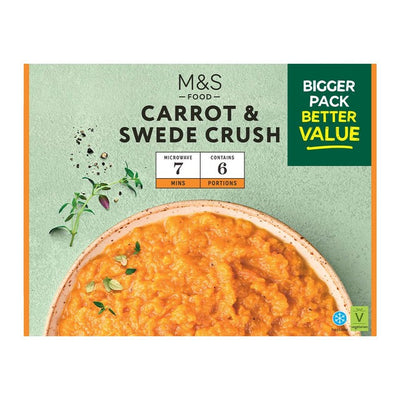 M&S Gulrot- og kålrotkrus Familiepakke Grønnsaksmos 600g