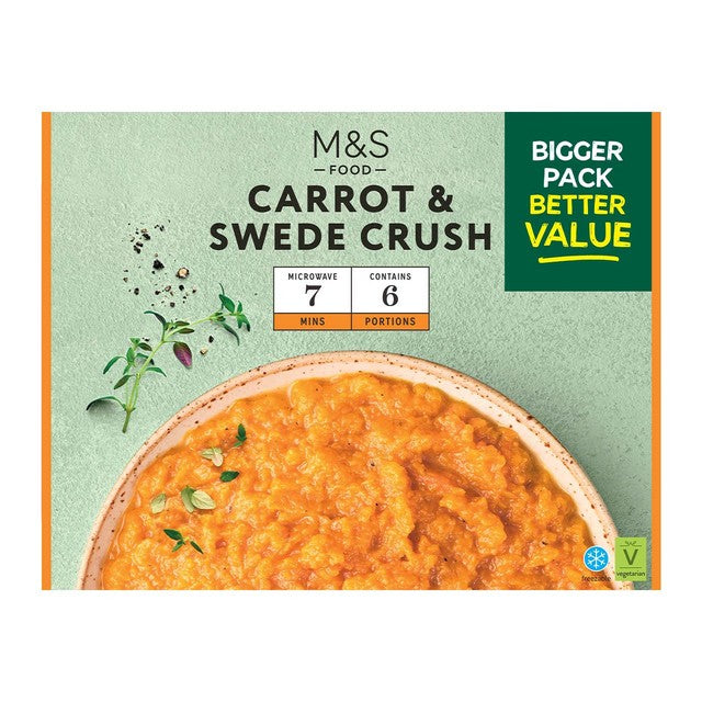 M&S Karotten- und Sellerie-Crush Familienpackung 600g (Britische Marke)