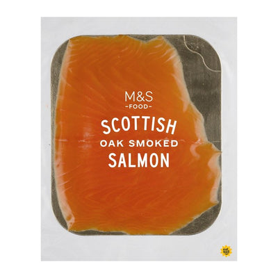 M&S Scottish Oak Smoked Salmon Slices 100g