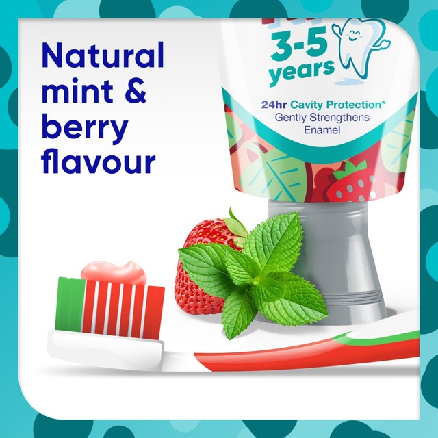 Sensodyne Pronamel Kids 3-5 Years Strawberry Twist toothpaste 50ml (British brand)