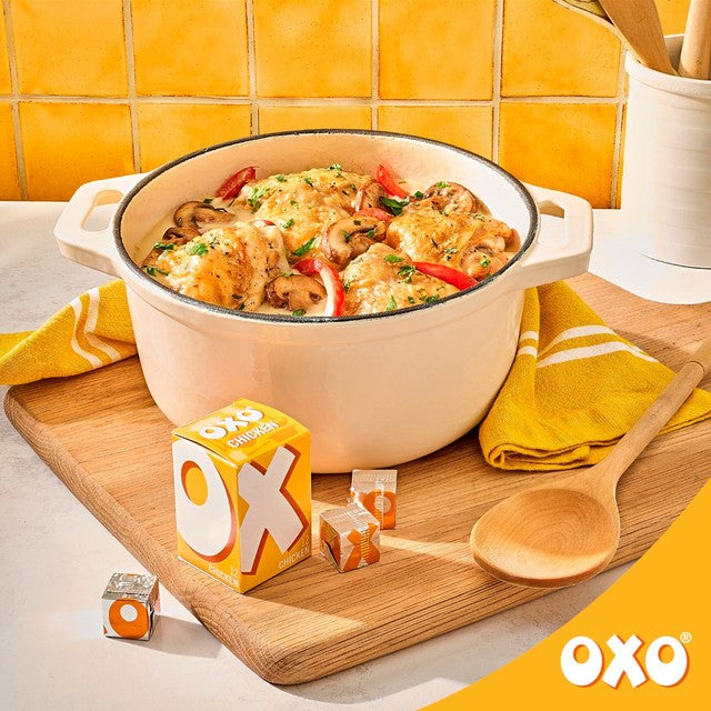 Oxo chicken stock cubes 142g, imported from the UK
