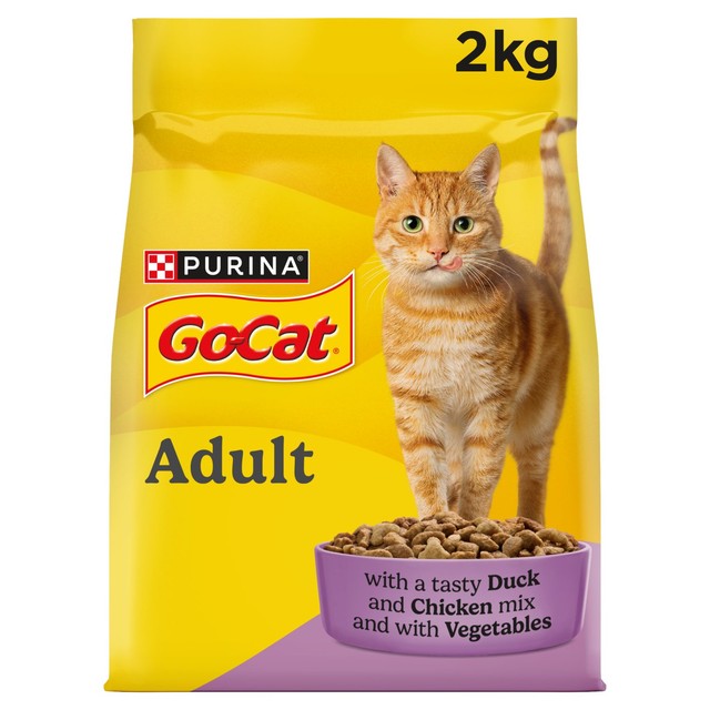Go-Cat chicken and duck dry cat food 2kg, UK version