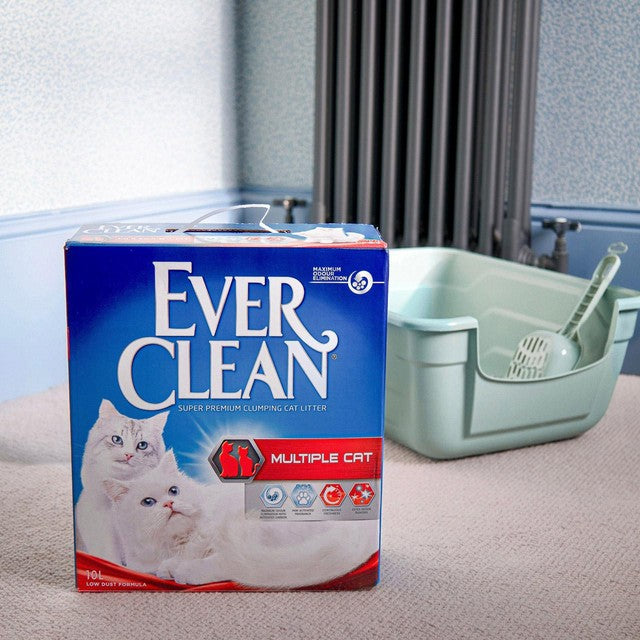 Ever Clean multiple cat clumping litter 10L - British product