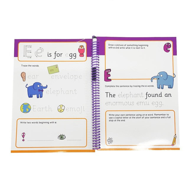 Igloo Books Help with Homework Early English wipe-clean activity book, UK version