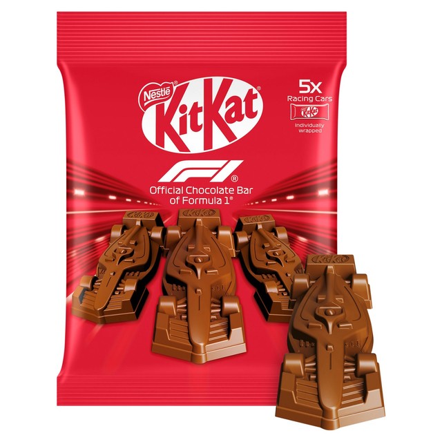 KitKat F1 chocolate car multipack (British brand)