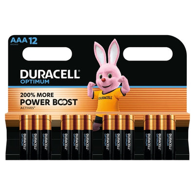 M&S Duracell Optimum AAA Batteries 12 Pack- Buy online at McGrocer