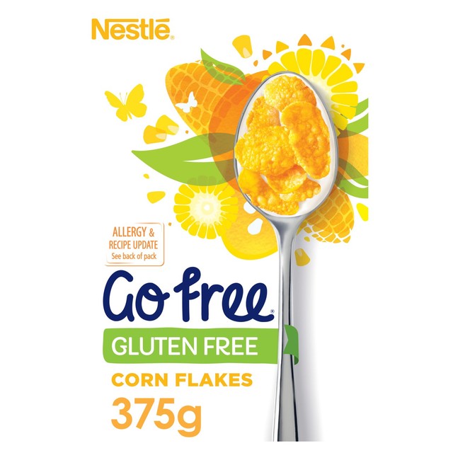 Nestle GoFree Gluten Free Cornflakes Cereal 375g, UK version