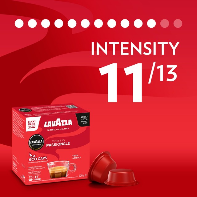 Lavazza Passionale espresso coffee capsules 36 pack, UK version