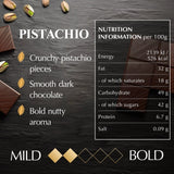 Lindt Excellence pistachio dark chocolate bar 100g, UK version