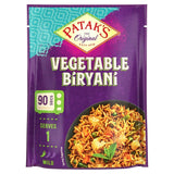 Patak's vegetable biryani ready meal 270g, imported from the UK