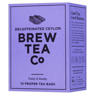 M&S Brew Tea Co CO2 Decaffeinated Ceylon Black Tea Bags 15 Pack- Buy online at McGrocer