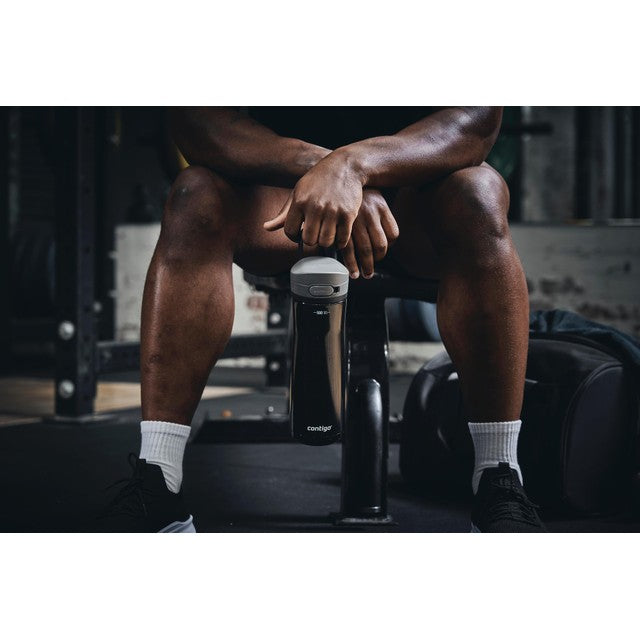 Contigo Jackson Chill Licorice Black reusable water bottle - British product