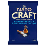 Tayto Hand Cooked Causeway Sea Salt Malt Vinegar Crisps 150g