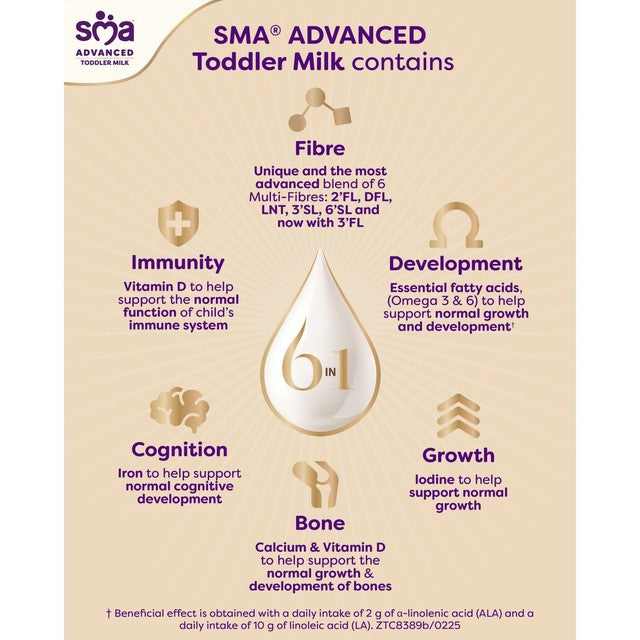 SMA Advanced 3 growing up milk powder 800g (British brand)