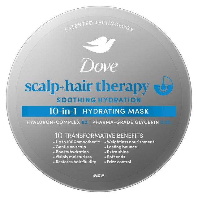 Dove Soothing Hydration Hair Mask moisturising treatment, imported from the UK