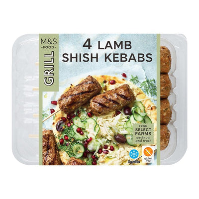 M&S Hakkede Lammekebaber med Hvitløk, Spisskummen og Koriander 300g