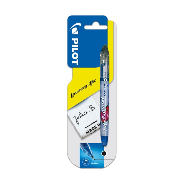 Pilot Laundry-Tec Marker Pen Black, imported from the UK
