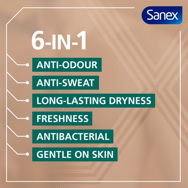 Sanex Men Sensitive Antiperspirant Spray 200ml (British brand)