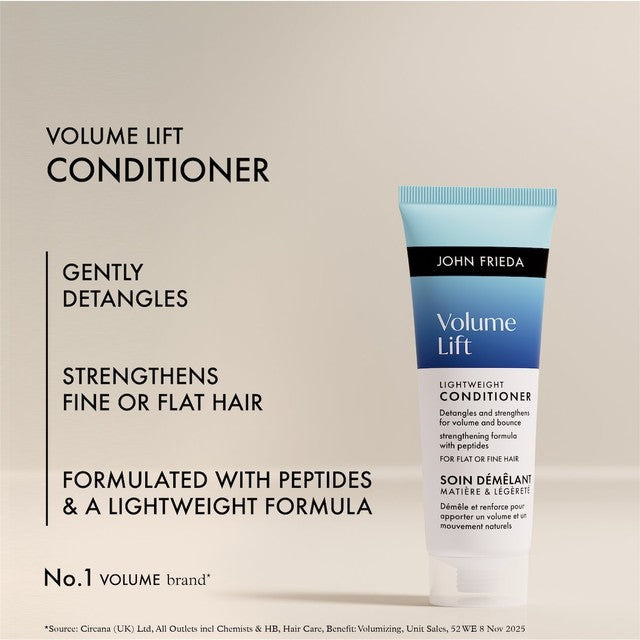 John Frieda Volume Lift Lightweight conditioner, UK version