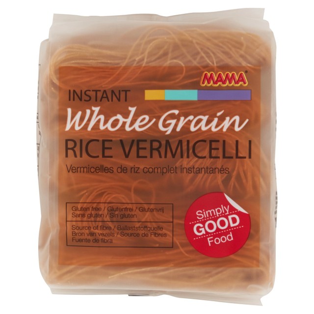 MAMA instant wholegrain rice vermicelli noodles 225g, imported from the UK