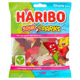 Haribo Sour Sparks Jelly Sweets Raspberry Pineapple 160g, UK version