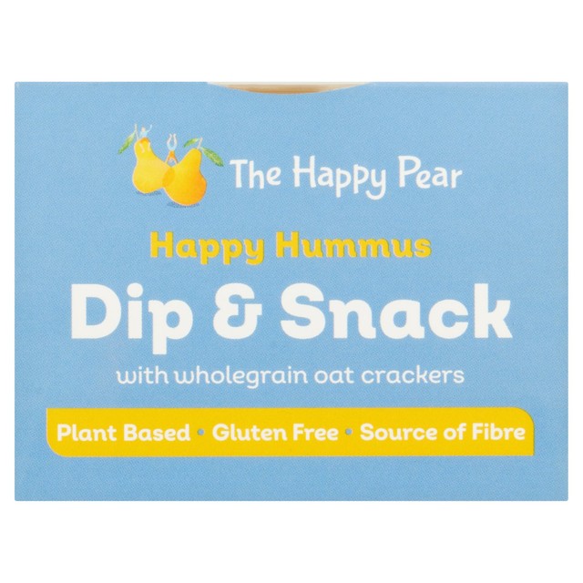 The Happy Pear hummus with wholegrain oat crackers 100g (British brand)