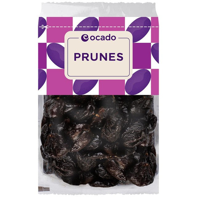 Ocado dried pitted prunes 250g, imported from the UK