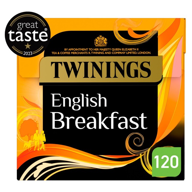 Twinings English Breakfast Tea 120 Count (British brand)
