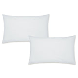 Catherine Lansfield white easy iron percale pillowcase pair 50x75cm - British product