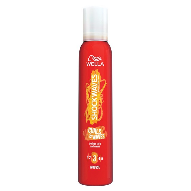 Shockwaves curls and waves hair mousse 200ml (British brand)
