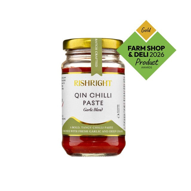 Rishright garlic blend Qin chilli paste, UK version