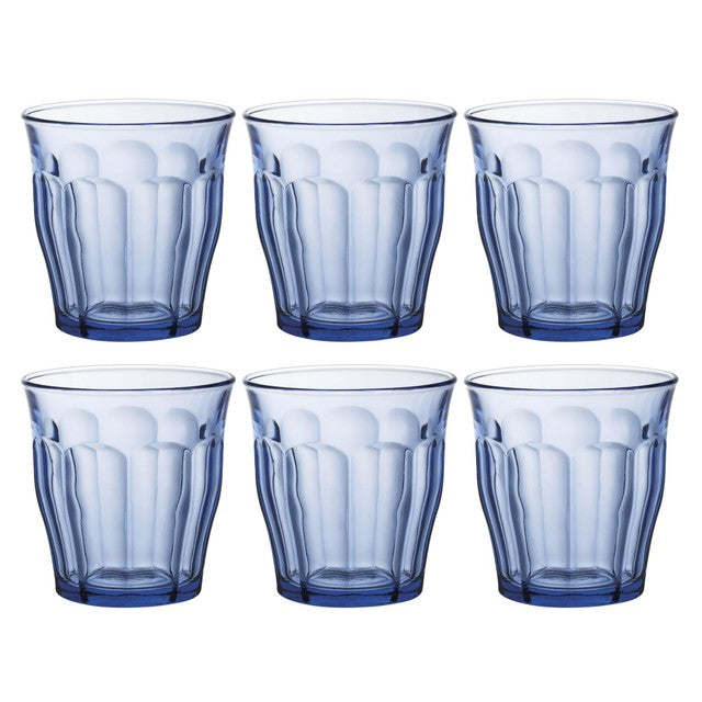 Duralex Picardie marine blue tumbler set 310ml - British product