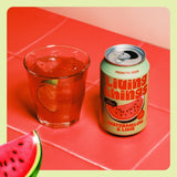 Living Things Watermelon & Lime Biotic Soda 4 x 330ml, UK version