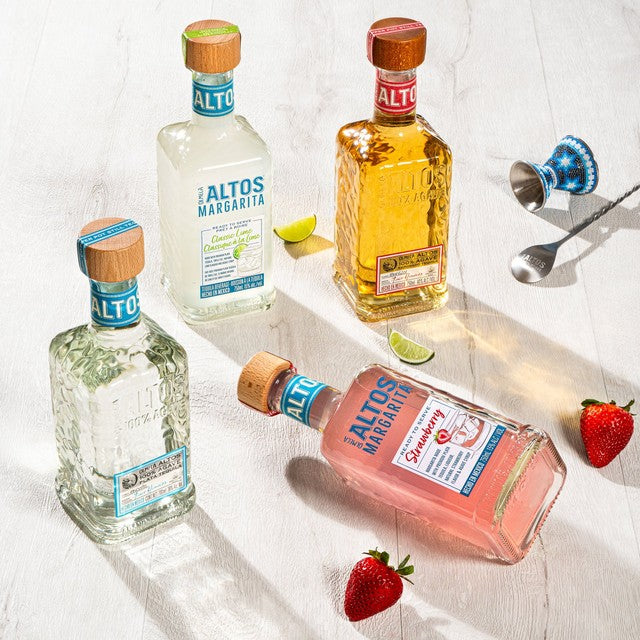 Altos Tequila Strawberry Margarita 75cl, importiert aus Großbritannien