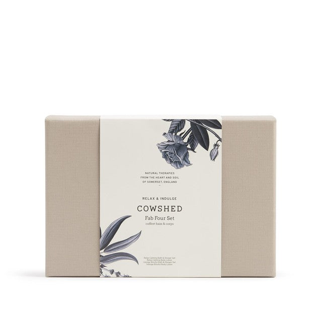 Cowshed Fab Four bath and body set 4x100ml - British product