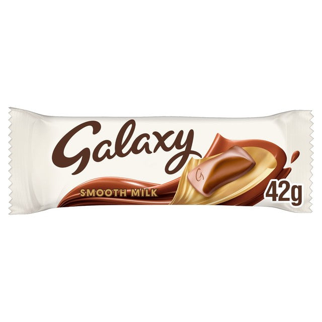 Galaxy milk chocolate bar 42g (British brand)