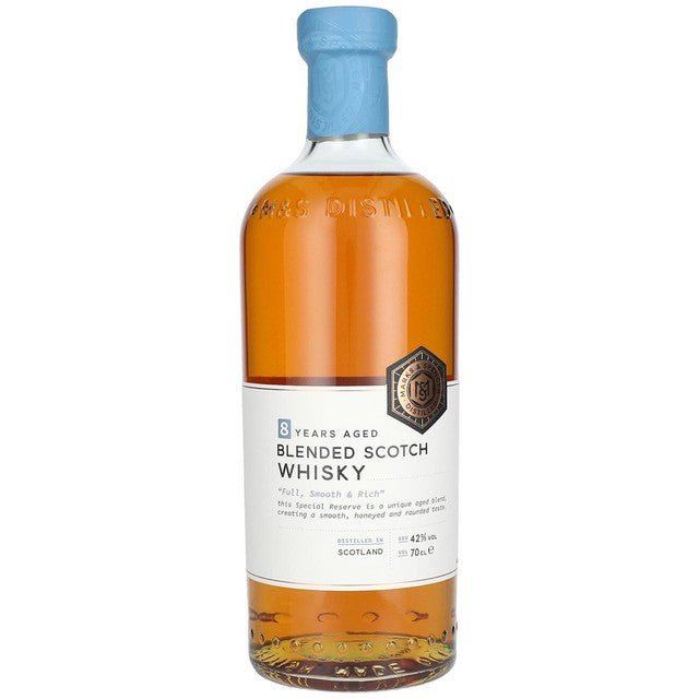 M&S Distilled 8 Years Aged Blended Scotch Whisky 700ml, imported from the UK