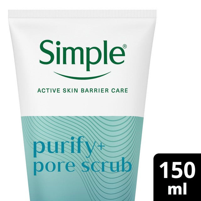 Simple Detox Clear Pore Scrub facial scrub 150ml (British brand)