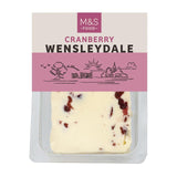 M&S Cranberry Wensleydale cheese tray (British brand)