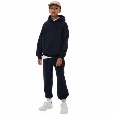 سراويل رياضية قطنية أساسية مرتفعة سادة كحلي للأطفال من M&S، 8-9 سنوات - اشترِ عبر الإنترنت من McGrocer