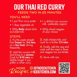Ice Kitchen Thai red curry paste 2 x 77g, UK version