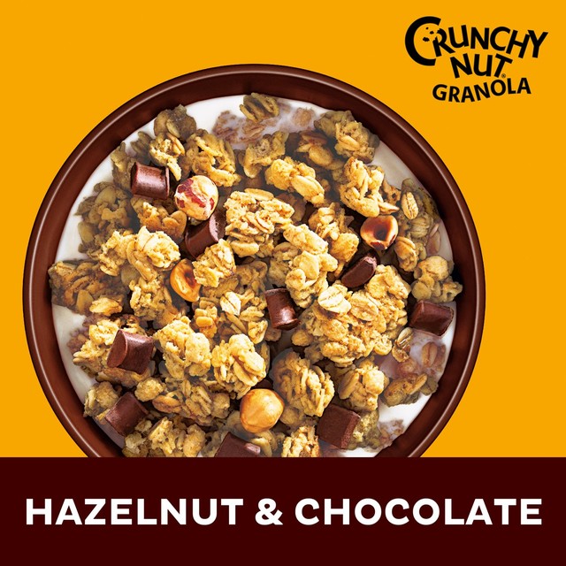 Kellogg's Crunchy Nut hazelnut and chocolate granola 380g, UK version