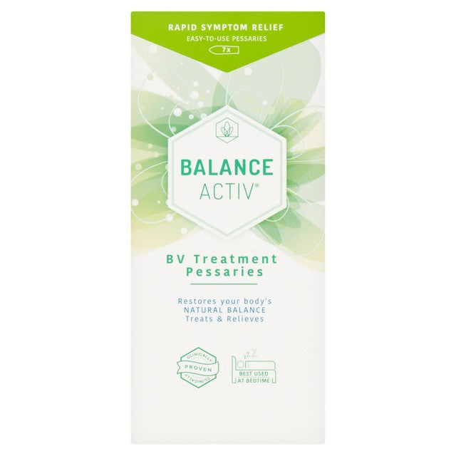 Balance Activ BV treatment pessaries, imported from the UK