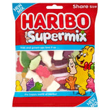 Haribo Super Mix fruit and milk gum sweets 160g, UK version