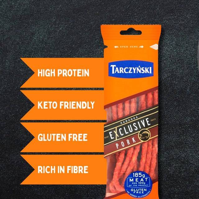 Tarczynski Kabanos Exclusive Pork sausage, imported from the UK