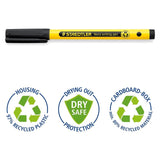 STAEDTLER Noris Handwriting Pen black 2pk (British brand)