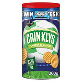 Jacob's Crinklys cheese and onion baked snack biscuits 200g, UK version